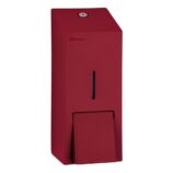Dozownik mydła w płynie MERIDA STELLA RED LINE MAXI, pojemność zbiornika 800 ml, czerwony