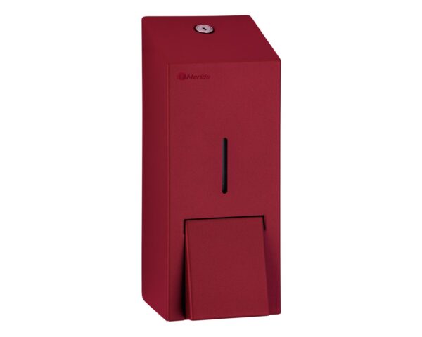 Dozownik mydła w płynie MERIDA STELLA RED LINE MAXI, pojemność zbiornika 800 ml, czerwony Dozownik mydła w płynie MERIDA STELLA RED LINE MAXI, pojemność zbiornika 800 ml, czerwony