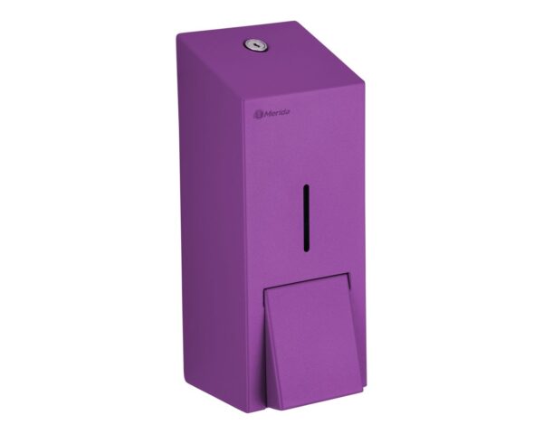 Dozownik mydła w płynie MERIDA STELLA VIOLET LINE MAXI, pojemność zbiornika 800 ml, fioletowy Dozownik mydła w płynie MERIDA STELLA VIOLET LINE MAXI, pojemność zbiornika 800 ml, fioletowy