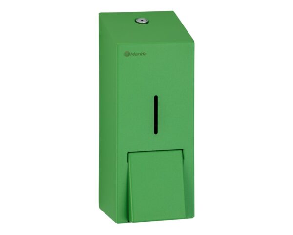 Dozownik mydła w pianie MERIDA STELLA GREEN LINE MAXI na jednorazowe wkłady 700 g, zielony Dozownik mydła w pianie MERIDA STELLA GREEN LINE MAXI na jednorazowe wkłady 700 g, zielony