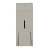 Dozownik płynu dezynfekcyjnego w sprayu MERIDA STELLA STONE GREY LINE, pojemność wkładów 1000 ml, szary kamienny