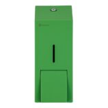Dozownik płynu dezynfekcyjnego w sprayu MERIDA STELLA GREEN LINE, pojemność wkładów 1000 ml , zielony