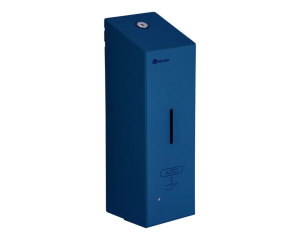 Bezdotykowy automatyczny dozownik mydła w pianie MERIDA STELLA AUTOMATIC SLIM BLUE LINE na jednorazowe wkłady 800 ml, niebieski Bezdotykowy automatyczny dozownik mydła w pianie MERIDA STELLA AUTOMATIC SLIM BLUE LINE na jednorazowe wkłady 800 ml, niebieski