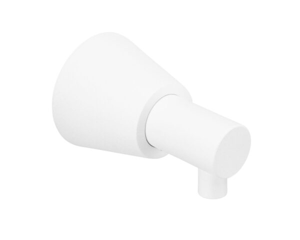 Dozownik mydła w płynie ścienny, STOŻEK, biały Dozownik mydła w płynie ścienny, STOŻEK, biały