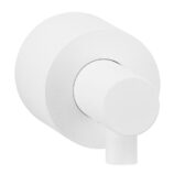 Dozownik mydła w płynie ścienny WALEC, biały