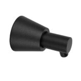 Dozownik mydła w płynie ścienny, STOŻEK, czarny