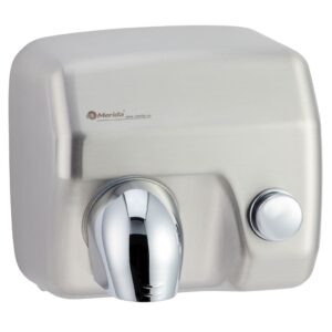 Suszarka do rąk MERIDA SANIFLOW PLUS z przyciskiem , stal matowa