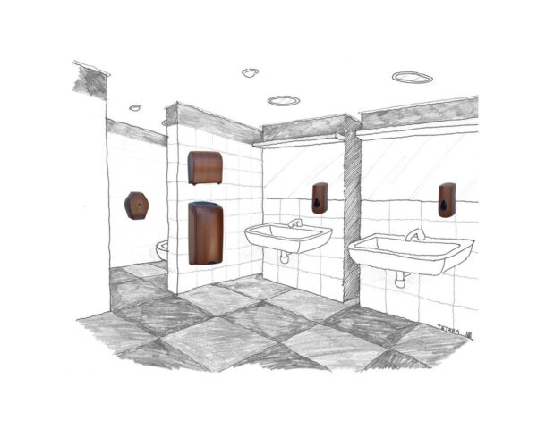 Pojemnik na papier toaletowy MERIDA UNIQUE ECO LINE Pojemnik na papier toaletowy MERIDA UNIQUE ECO LINE