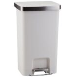 Kosz pedałowy MERIDA ECO PAPER, pojemność 50 l, tworzywo sztuczne, biały