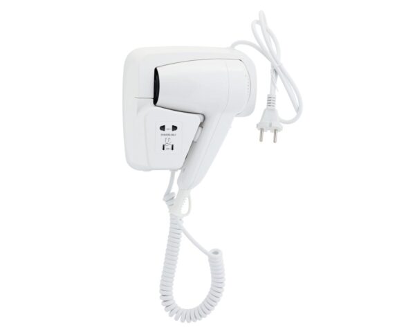 Suszarka do włosów MERIDA HOTELOWA COMFORT, tworzywo sztuczne, biała