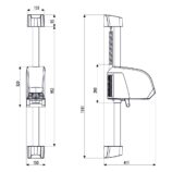 Suszarka do włosów MERIDA NEPTUNE BASENOWA, czerwona