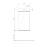 Bezdotykowy automatyczny dozownik mydła w pianie, MERIDA STELLA AUTOMATIC BLUE LINE na jednorazowe wkłady 1000 g, niebieski