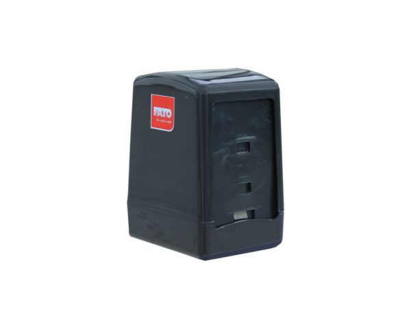 Pojemnik na serwetki gastronomiczne, czarny, tworzywo sztuczne, stołowy mały, obustronne dozowanie Pojemnik na serwetki gastronomiczne, czarny, tworzywo sztuczne, stołowy mały, obustronne dozowanie