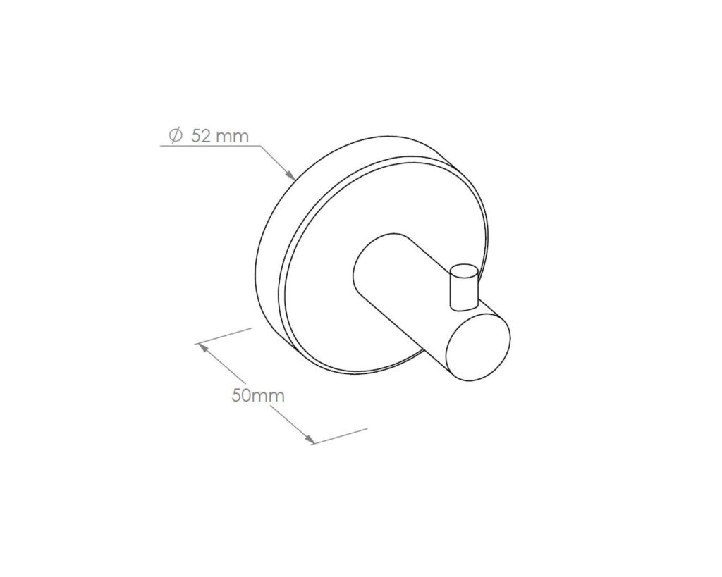 Wieszak pojedynczy MERIDA STELLA BLACK LINE, czarny