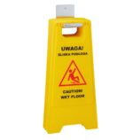 Wieszak do powieszenia wiadra lub tablicy "ŚLISKA PODŁOGA"