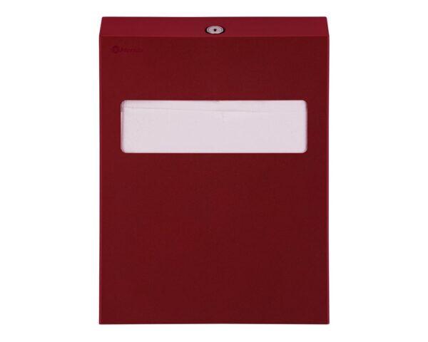 Pojemnik na podkładki na deskę sedesową MERIDA STELLA RED LINE, czerwony Pojemnik na podkładki na deskę sedesową MERIDA STELLA RED LINE, czerwony