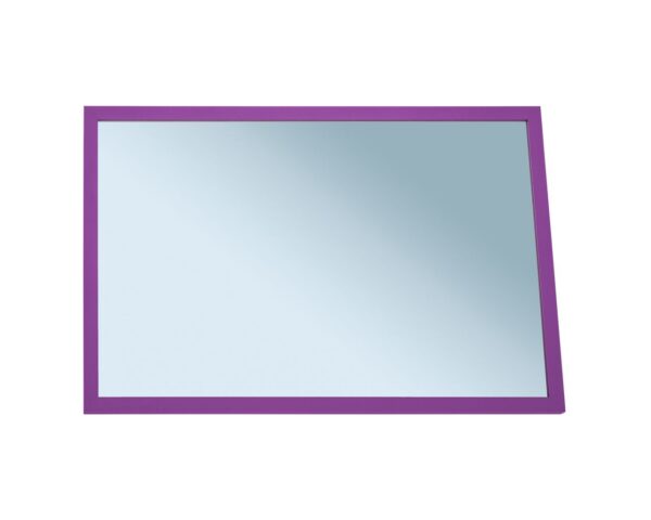 Lustro w ramie metalowej - fioletowej MERIDA STELLA VIOLET LINE, 40 x 60 cm Lustro w ramie metalowej - fioletowej MERIDA STELLA VIOLET LINE, 40 x 60 cm