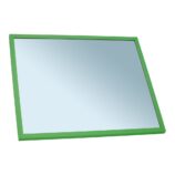 Lustro w ramie metalowej - zielonej MERIDA STELLA GREEN LINE, 50 x 60 cm