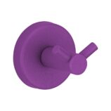 Wieszak podwójny MERIDA STELLA VIOLET LINE, fioletowy