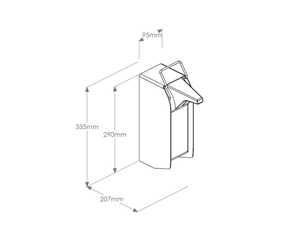 Bezdotykowy automatyczny dozownik płynu dezynfekcyjnego pojemność zbiornika 1000 ml, metalowy
