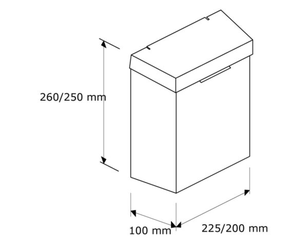 Kosz do damskich toalet MERIDA STELLA Anti-FingerPrint, 4,5 l, stal matowa z powłoką AFP Kosz do damskich toalet MERIDA STELLA Anti-FingerPrint, 4,5 l, stal matowa z powłoką AFP