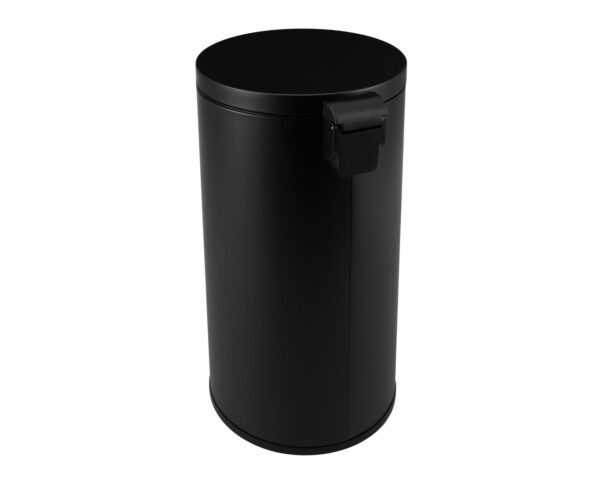 Kosz pedałowy SILENT SERENE, pojemność 30 l, metalowy, czarny matowy Kosz pedałowy SILENT SERENE, pojemność 30 l, metalowy, czarny matowy