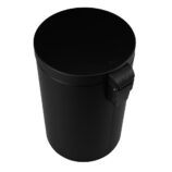 Kosz pedałowy SILENT SERENE, pojemność 12 l, metalowy, czarny matowy