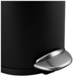 Kosz pedałowy TOP SILENT LUNA, pojemność 3 l, metalowy, czarny matowy