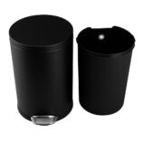 Kosz pedałowy TOP SILENT LUNA, pojemność 20 l, metalowy, czarny matowy