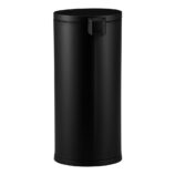 Kosz pedałowy TOP SILENT LUNA, pojemność 30 l, metalowy, czarny matowy