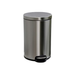 Kosz pedałowy SILENT SERENE, pojemność 12 l, stal matowa