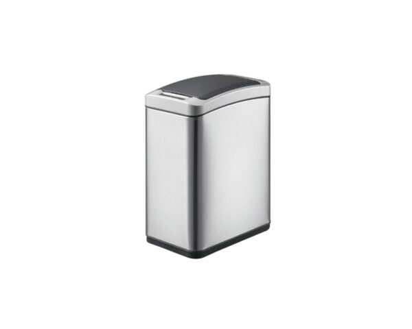 Kosz automatyczny SENSOR, bezdotykowy, prostokątny, stal matowa 8 l