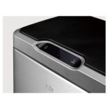 Kosz automatyczny SENSOR, bezdotykowy, prostokątny, szeroki, stal matowa 45 l