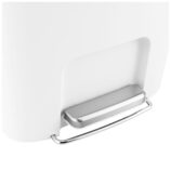 Kosz pedałowy MERIDA ECO PAPER, pojemność 50 l, tworzywo sztuczne, biały