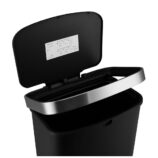 Kosz pedałowy MERIDA ECO PAPER, pojemność 50 l, tworzywo sztuczne, czarny