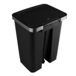 Kosz pedałowy HANA, pojemność 35 l, tworzywo sztuczne czarny