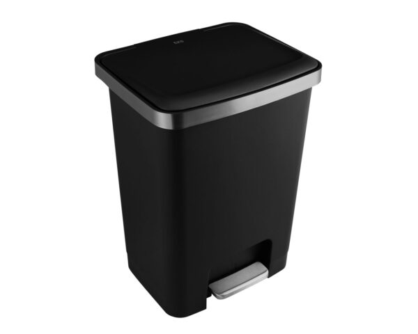 Kosz pedałowy HANA, pojemność 35 l, tworzywo sztuczne czarny Kosz pedałowy HANA, pojemność 35 l, tworzywo sztuczne czarny