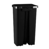 Kosz pedałowy HANA, pojemność 45 l, tworzywo sztuczne, czarny