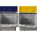 Kosz z tworzywa do segregacji mały 33 l