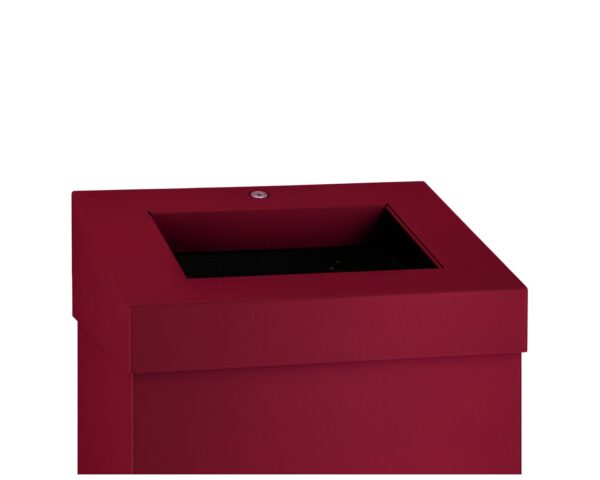 Kosz na odpady otwarty MERIDA STELLA RED LINE, pojemność 45 l, czerwony Kosz na odpady otwarty MERIDA STELLA RED LINE, pojemność 45 l, czerwony