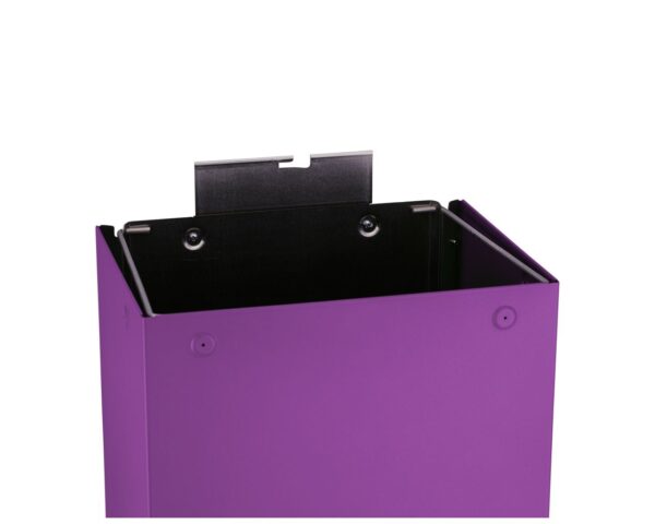 Kosz na odpady otwarty MERIDA STELLA VIOLET LINE, pojemność 45 l, filoetowy Kosz na odpady otwarty MERIDA STELLA VIOLET LINE, pojemność 45 l, filoetowy