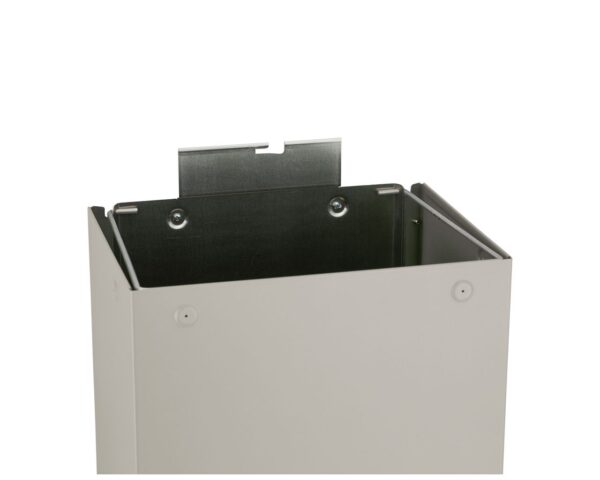 Kosz na odpady otwarty MERIDA STELLA STONE GREY LINE, pojemność 45 l, szary kamienny Kosz na odpady otwarty MERIDA STELLA STONE GREY LINE, pojemność 45 l, szary kamienny