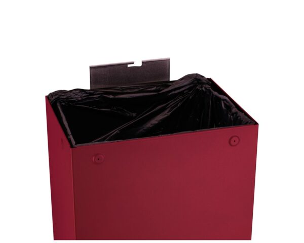 Kosz na odpady otwarty MERIDA STELLA RED LINE, pojemność 45 l, czerwony Kosz na odpady otwarty MERIDA STELLA RED LINE, pojemność 45 l, czerwony