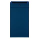 Kosz na odpady otwarty MERIDA STELLA SLIM BLUE LINE COMBO, pojemność 15 l, niebieski