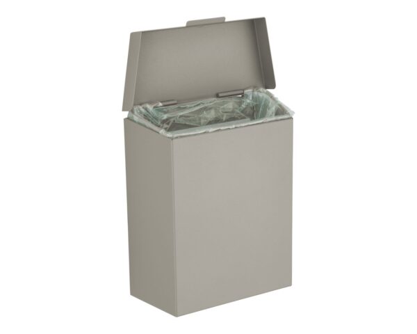 Kosz do damskich toalet MERIDA STELLA STONE GREY LINE 4,5 l, szary kamienny Kosz do damskich toalet MERIDA STELLA STONE GREY LINE 4,5 l, szary kamienny