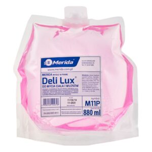 Mydło w pianie MERIDA DELI LUX, jednorazowy wkład 880 ml, zapach naomi