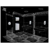 Mechaniczny podajnik ręczników w rolach MERIDA UNIQUE SOLID CUT MARBLE LINE