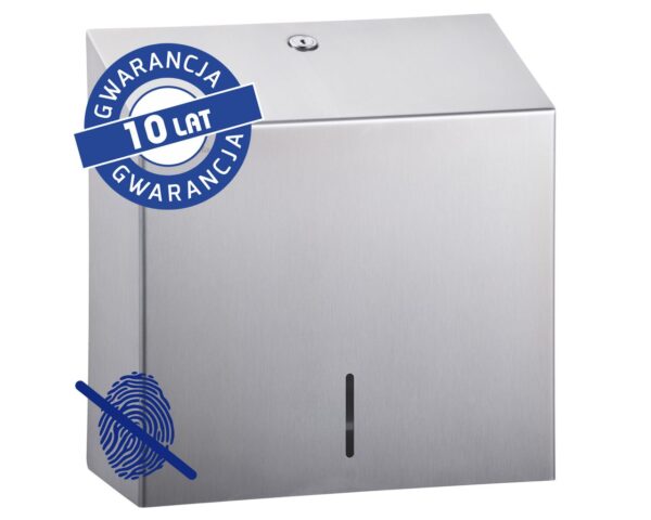 Pojemnik na ręczniki składane MERIDA STELLA Anti-FingerPrint MAXI stal matowa z powłoką AFP Pojemnik na ręczniki składane MERIDA STELLA Anti-FingerPrint MAXI stal matowa z powłoką AFP