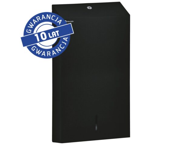 Pojemnik na ręczniki składane MERIDA STELLA SLIM BLACK LINE MEGA, czarny