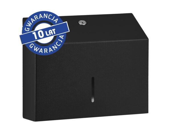 Pojemnik na ręczniki składane MERIDA STELLA SLIM BLACK LINE MINI, czarny Pojemnik na ręczniki składane MERIDA STELLA SLIM BLACK LINE MINI, czarny